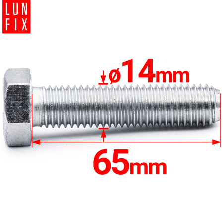 Sechskantschrauben M14x65 DIN 933 1 kg (ca.10 Stk.)