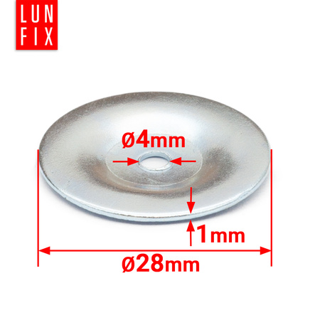 Unterlegscheiben für Dachpappennägel 4x28mm 0,5kg
