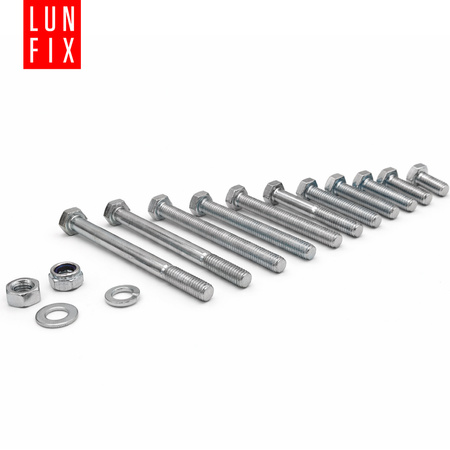 420 stück Sortiment Satz Schrauben Muttern Unterlegscheiben M8