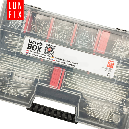 340 stück Sortiment Satz Stahlnägel Verzinkt