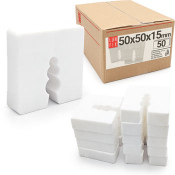 Distanzklötze Unterleger Abstandshalter 15mm 50x50mm 50stk