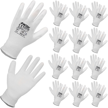 Nylon & Polyurethan Arbeitshandschuhe, Größe 8 M 12stk.