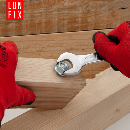 Sperrzahnmutter M16 - 5Kg (ca.105 Stk.) verzinkter Stahl Flanschmutter DIN 6923