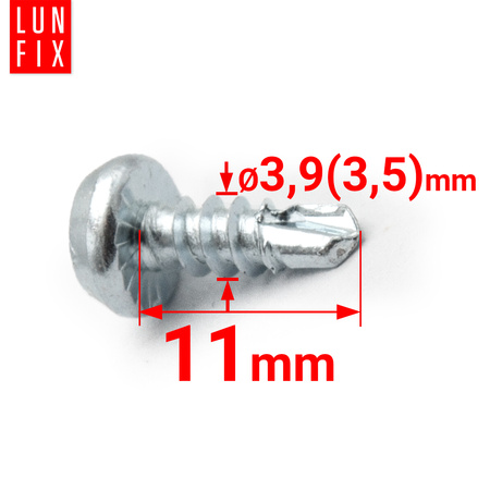 Profilverbindungsschrauben 3,5 x 11 mm 1000 Stk.