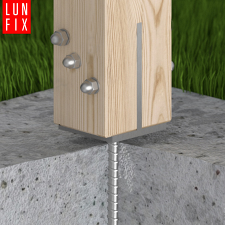 T-Pfostenträger zum Einbetonieren 90x60x110 mm 200 mm