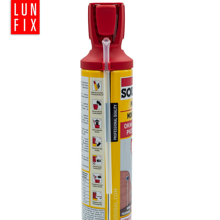 Pianka poliuretanowa montażowa z aplikatorem do kręgów wielorazowego użytku 770ml