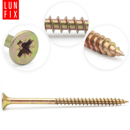 Universalschraube 5,0x100 mm 200 Stück Kreuzschlitz PZ2