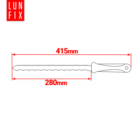Messer für Mineralwolle und Styropor 415 mm