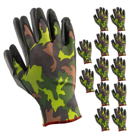 Gartenarbeitshandschuhe 10 XL 12 stk.