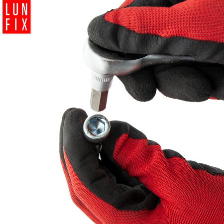 Zylinderkopfschrauben mit Innensechskant M12x75 mm Teilgewinde Festigkeitsklasse 8.8 1kg (12Stk.) DIN 912