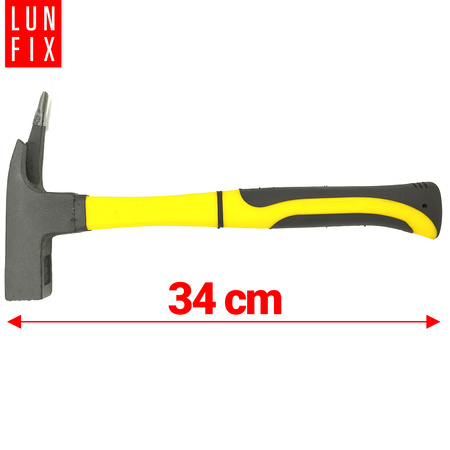 Młotek ciesielski 600g z trzonkiem z włókna szklanego i uchwytem magnetycznym