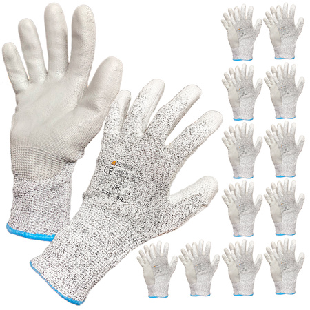 Schnittfeste Arbeitshandschuhe Größe 9 L 12stk