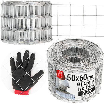 Armierungsgewebe Wand H15cm L25m Maschenweite 50x60mm Ø1,5mm