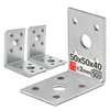 Breitwinkel Eckwinkel 50x50x40x2 mm 50 Stück