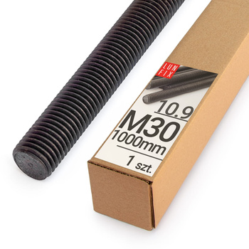 Gewindestange M30 x 1000 mm, 1 Stück | Festigkeitsklasse 10.9 | DIN 975