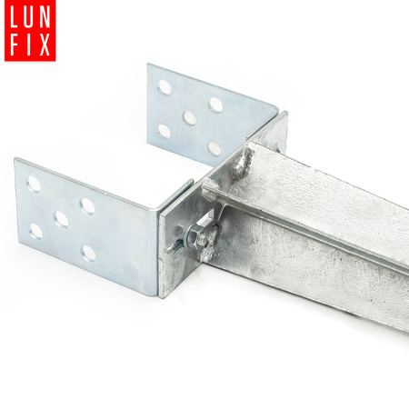 Montage Satz: Pfostenträger Verstellbar + Schrauben