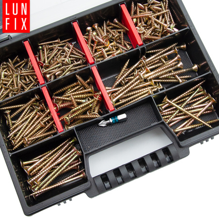 325 stück Sortiment Satz Universalschrauben inkl. bit PZ1