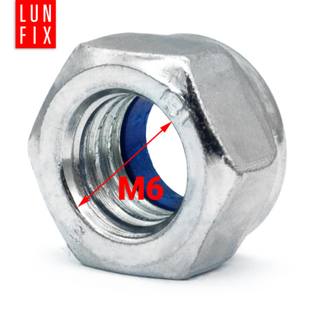 Sicherungsmuttern M6 - 25 Stück DIN 985