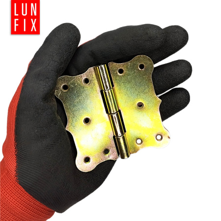 Scharnier Verzinkt Gelb Dekorativ 80x80x1,5mm