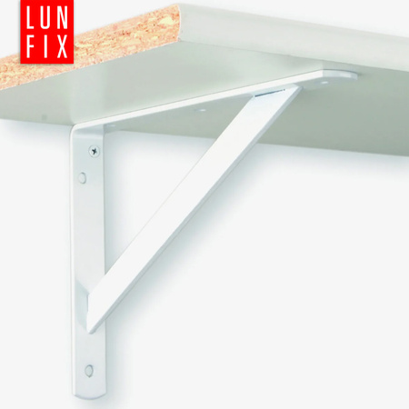 Schwerlast Konsole Wand Regal Winkel 80 kg Last 50x33cm Silber