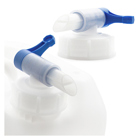 Ablasshahn für Kanister mit Gewinde DIN60/61