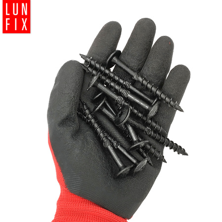 Pfostenschrauben Shwarz 8 x 80mm 10 Stück T40