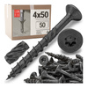 Shwarz spanplattenschrauben 4x50 500stk.