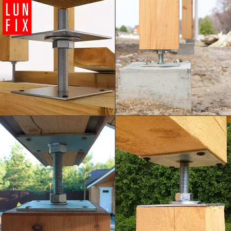 Pfostenträger Zum Aufschrauben 110x110x250 mm