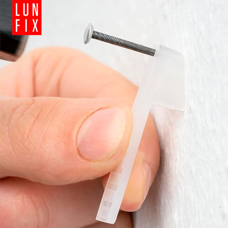 Bildernägel schwarz mit silberfarbenem Dekokopf 2x50 Betonnägel 30 Stück