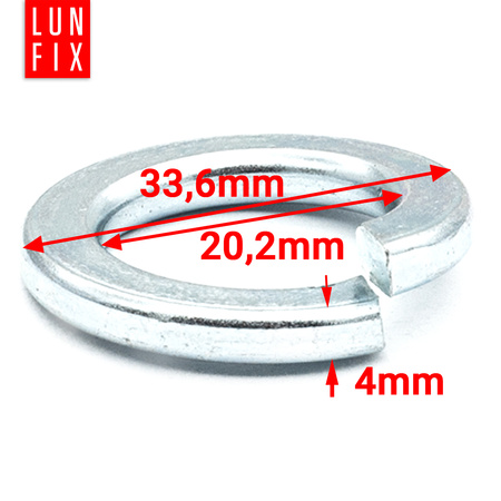 Federringe M20 DIN 127 10 stk.