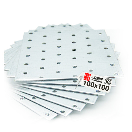 Flachverbinder 100x100 x 2mm 10 Stk