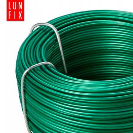 Gartendraht grün Ø2,6mm 100m Stahl verzinkt PVC