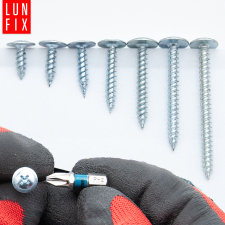 290 stück Sortiment Satz Selbstschneidende Schrauben inkl. bit PH2