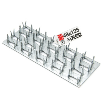 Nagelplatte 125x48x1,3mm Flachverbinder 1 Stk