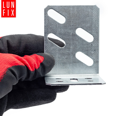 10 x Türrahmenwinkel 80x55x65mm UA75 Verzinkt