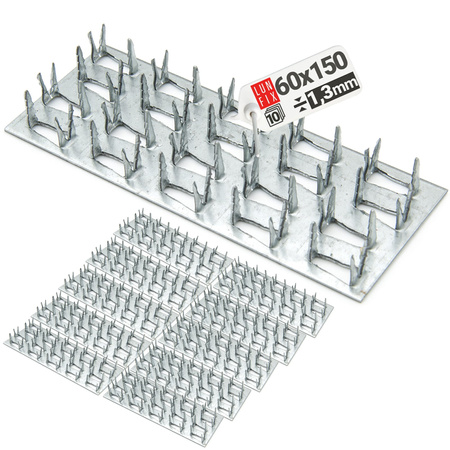 Nagelplatte 150x60x1,3mm Flachverbinder 10 Stk