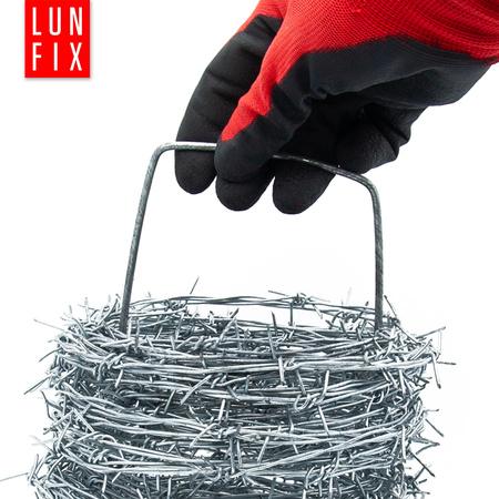 Stacheldraht Weidezaun 1,5mm doppelt Verdrillt 50m