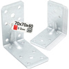 Winkelverbinder Lochplattenwinkel 70x70x40x2 20 Stück