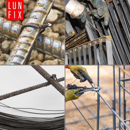 Eisendraht Bewehrugsbau Schwarz Ø1,2mm 100m