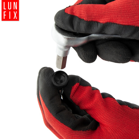 Zylinderkopfschrauben mit Innensechskant M8 20mm Shwarz Verzinkt DIN 912 Festigkeitsklasse 8.8 1 kg.