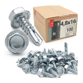 Bohrschrauben 4,8x16 100stk.