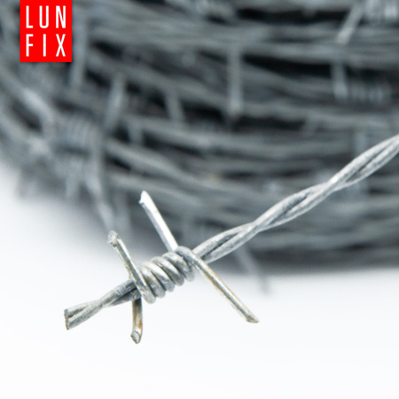 Stacheldraht Weidezaun 1,5mm doppelt Verdrillt 100m