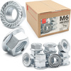 Sperrzahnmutter M6 - 1Kg (ca.315 Stk.) verzinkter Stahl Flanschmutter DIN 6923