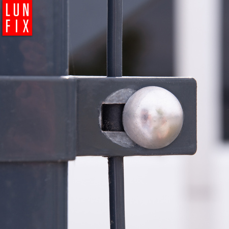 Endschelle Vierkant für 40x60 mm Pfosten Graphit