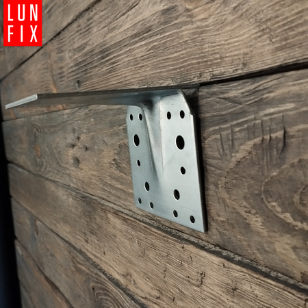 Montagewinkel mit Bolzen 140x140x90x2,5 Zimmerei 1St.