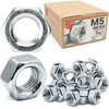 Sechskantmutter M5 - 5 Kg (ca.5000 Stk.) Festigkeit 8 Verzinkter Stahl, Regelgewinde DIN 934