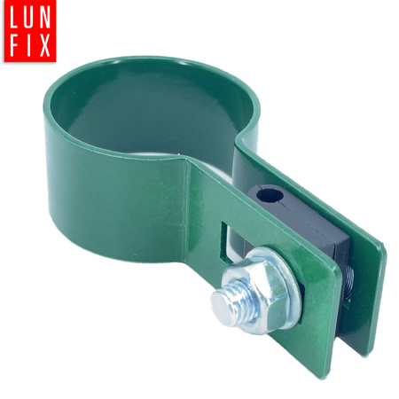 Endschelle Rund für 48 mm Pfosten Grün