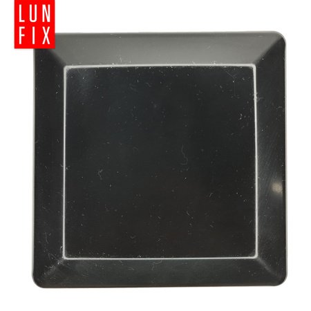 Pfostenkappen Schwarz 100x100 mm Eckig 10 stuck