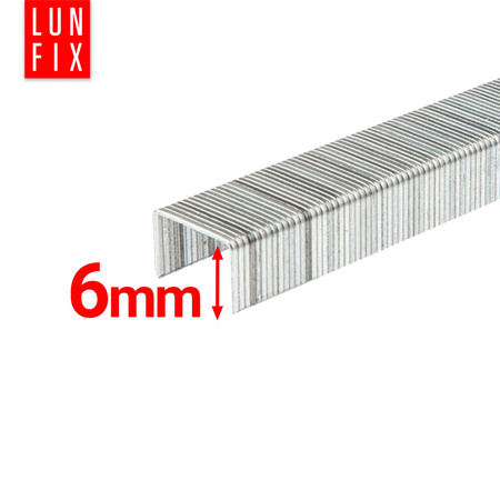 Zszywki tapicerskie 6mm do zszywacza typ 53 1000szt.