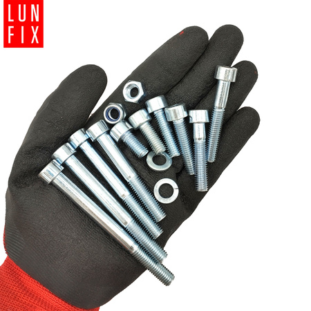 120 stück Sortiment Satz Zylinderkopfschrauben Muttern Unterlegscheiben M6 450 stück Sortiment Satz Zylinderkopfschrauben Muttern Unterlegscheiben M8